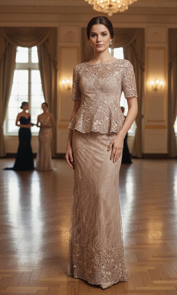 MARSONI VESTIDO ROSA VIEJO LENTEJUELA