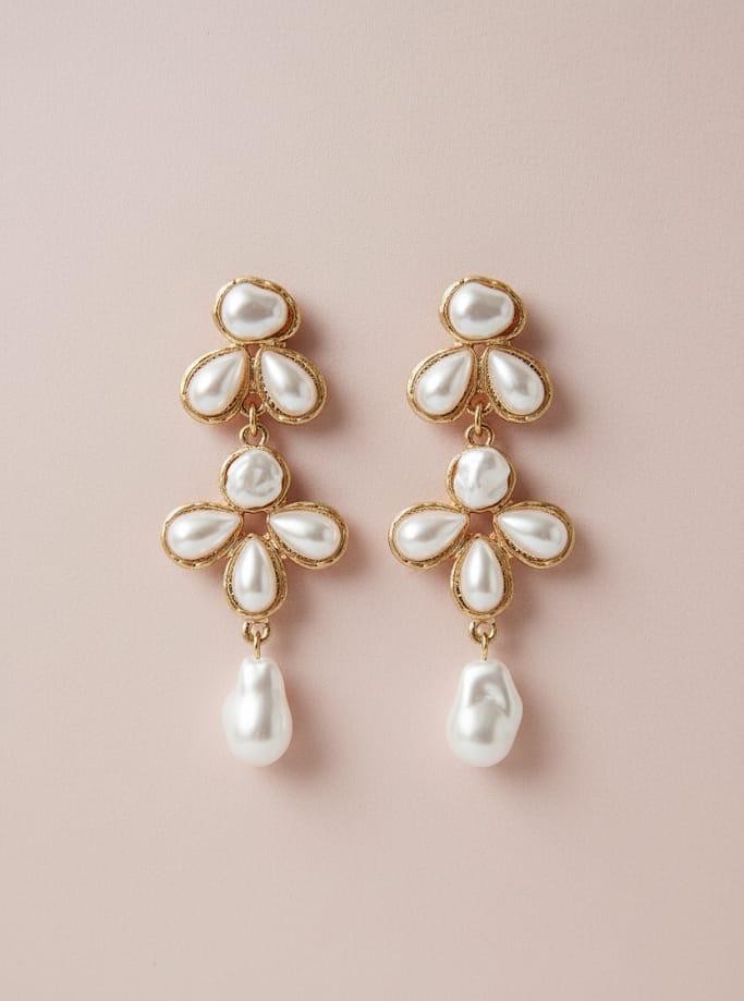 ARETES FANTACIA FINA PERLAS-DRD