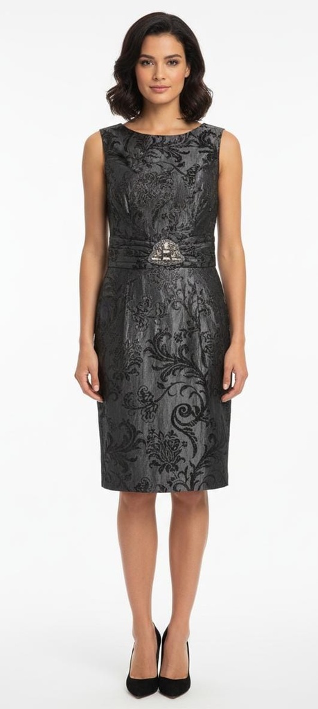 TAYLOR VESTIDO MUJER GRIS-BRONCE +