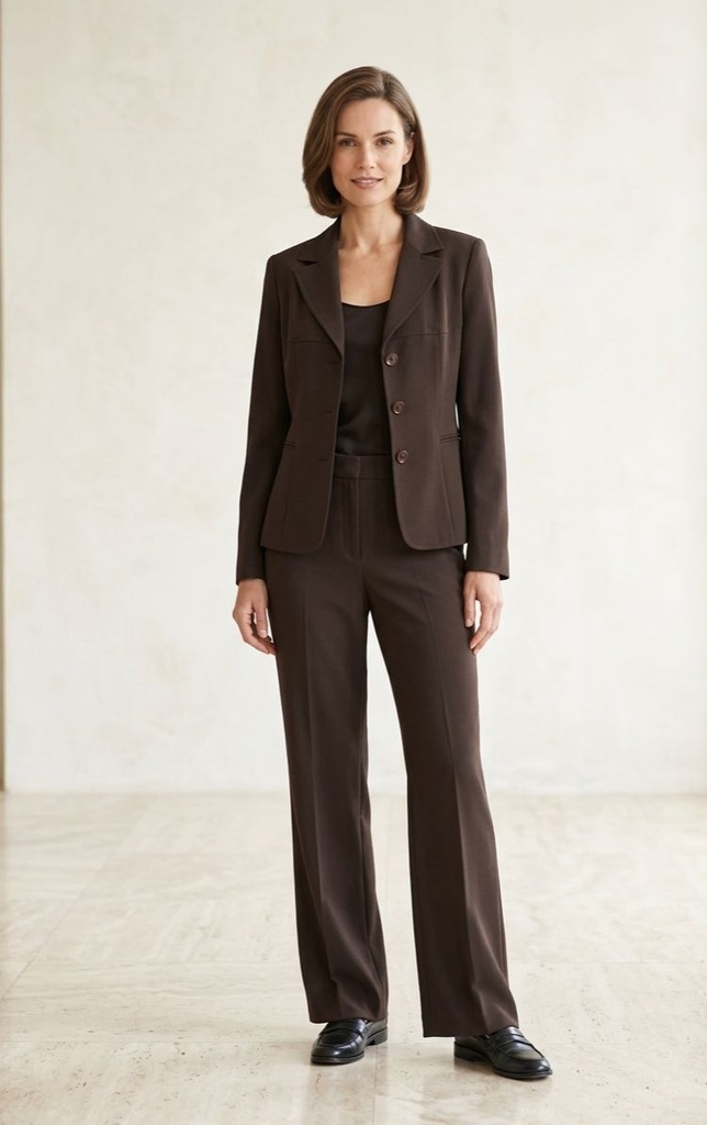 STEPS PANTALON-CHAQUETA 2PZ CAFE