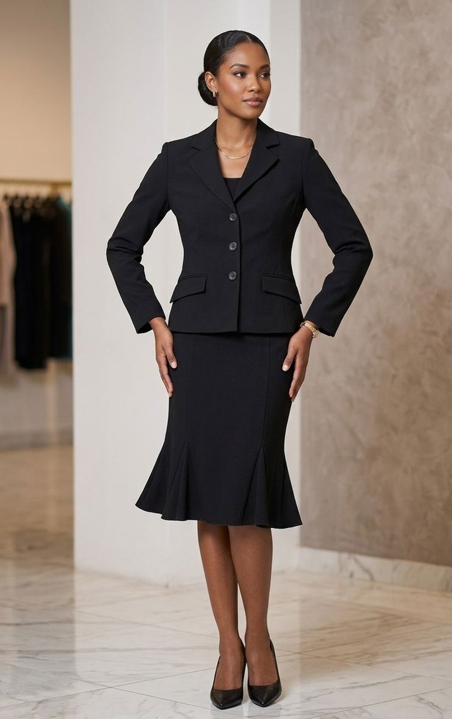 STEPS FALDA-CHAQUETA 2PZ NEGRO