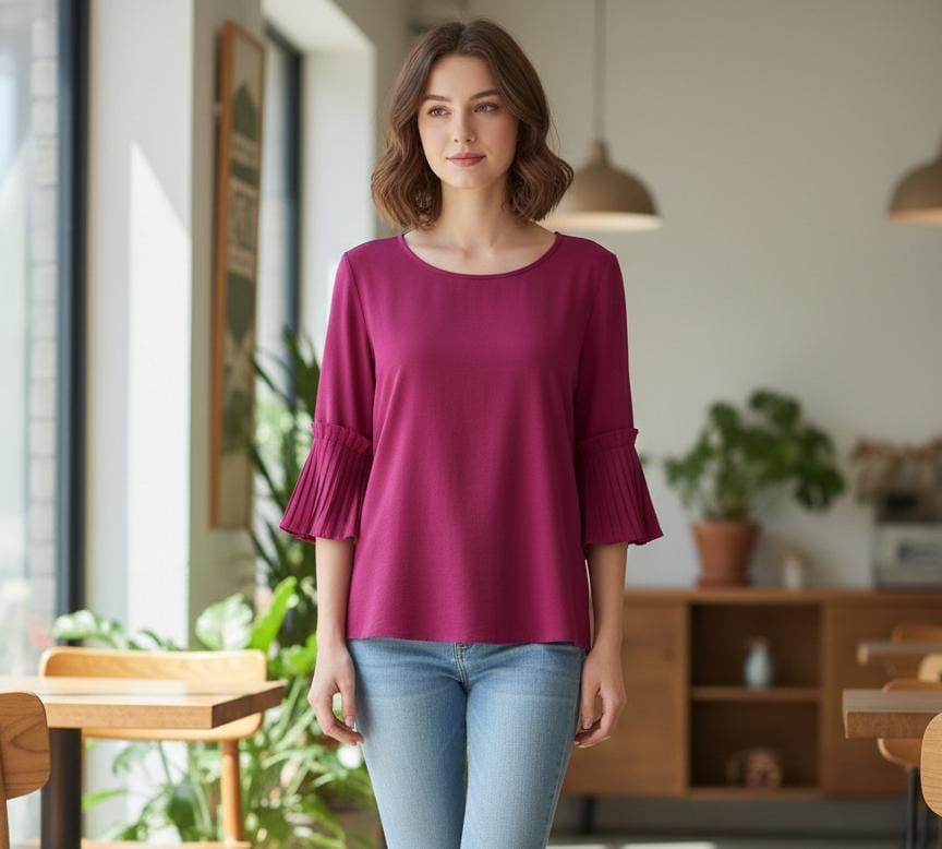 TOGETHER BLUSA FUCSHIA MUJER