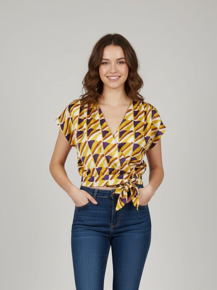 MILK&HONEY BLUSA MOSTAZA-MRD-