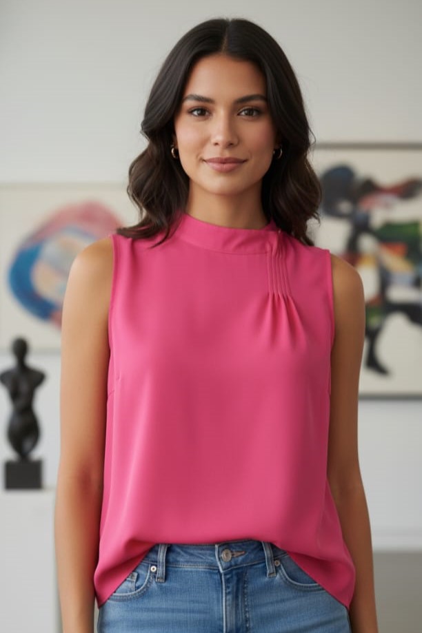 MILK&HONEY BLUSA FUCHSIA MUJER