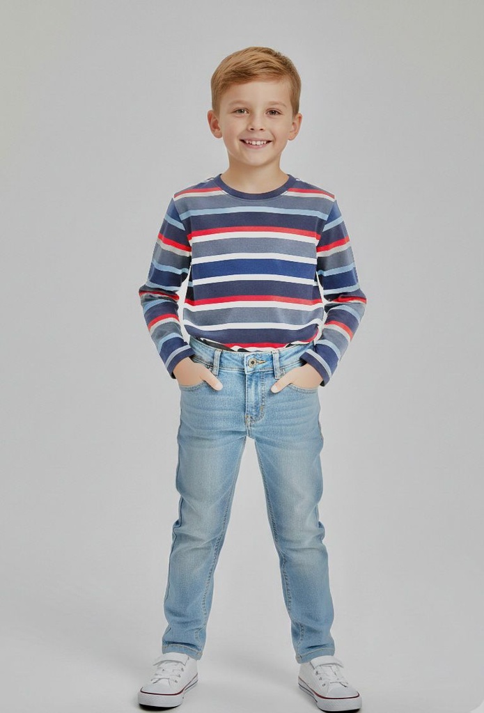 OSHKOSH JEANS NIÑO AZUL CLARO