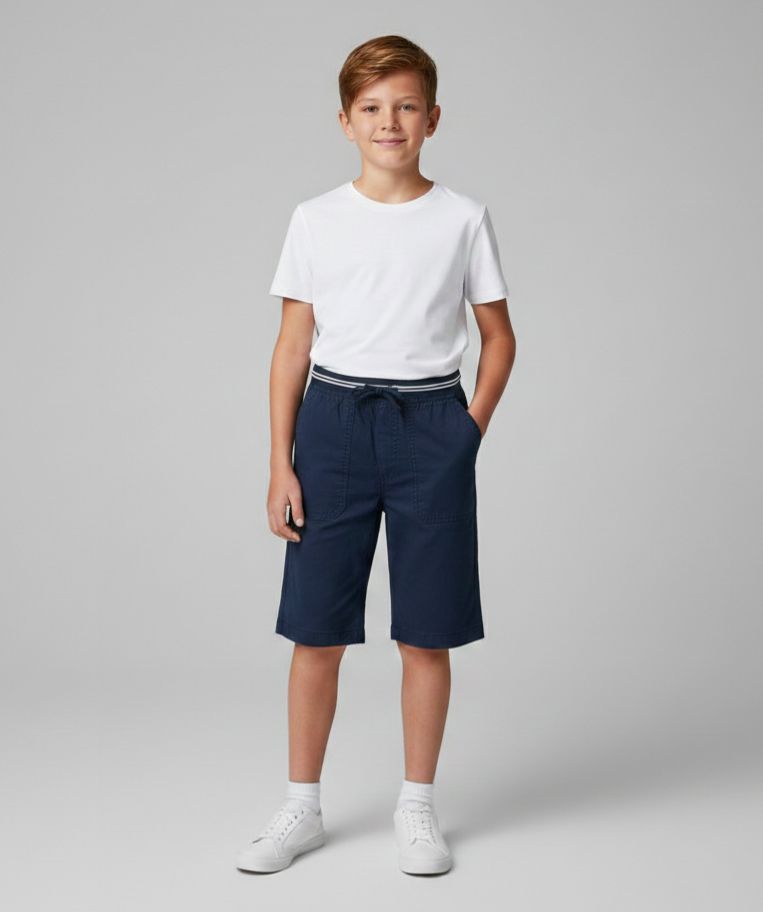 OSHKOSH SHORT NIÑO AZUL MARINO