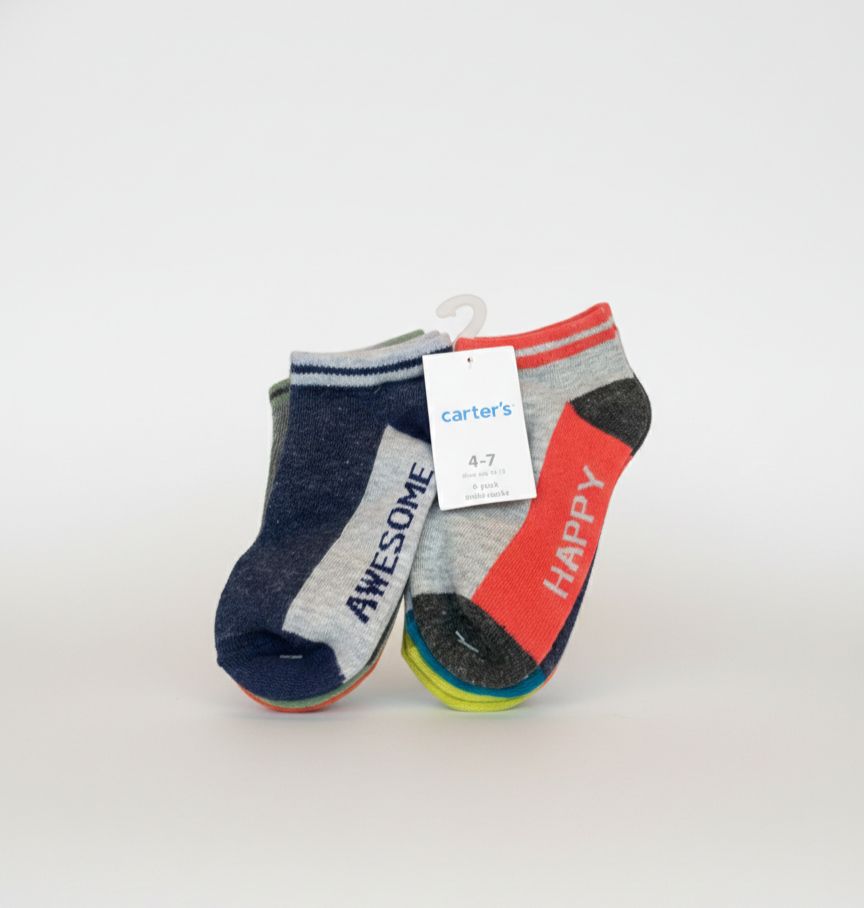 CARTER´S NIÑO CALCETINES 6pzs CLRS
