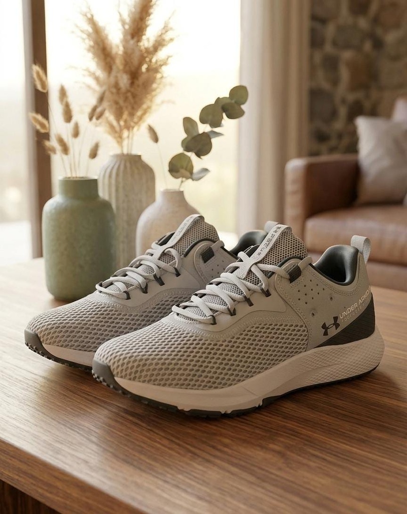 UNDER ARMOUR TENIS GRIS HOMBRE