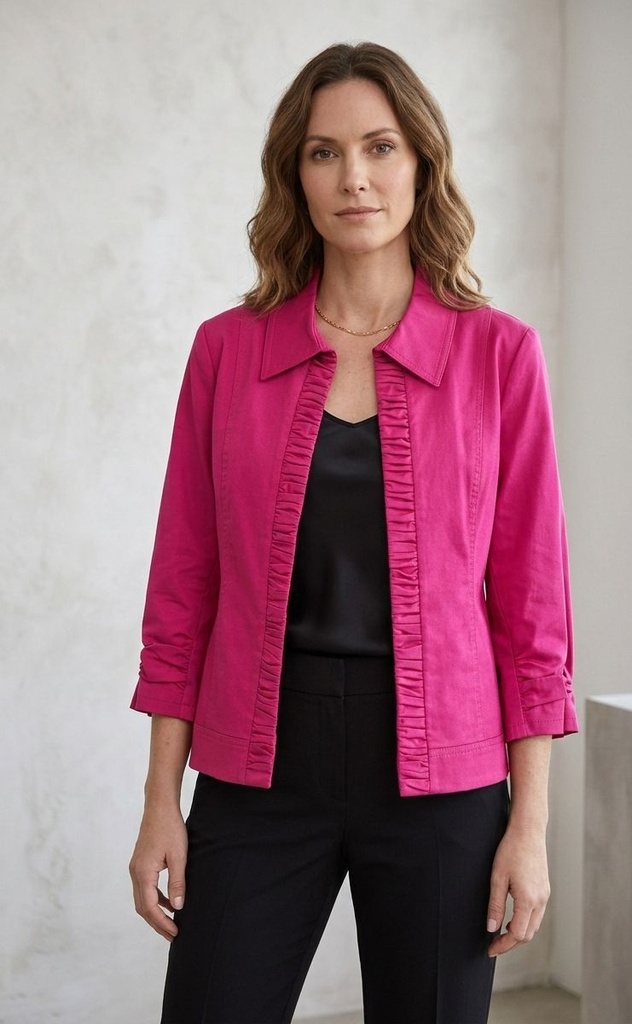 KASPER CHAQUETA MUJER FUCSIA