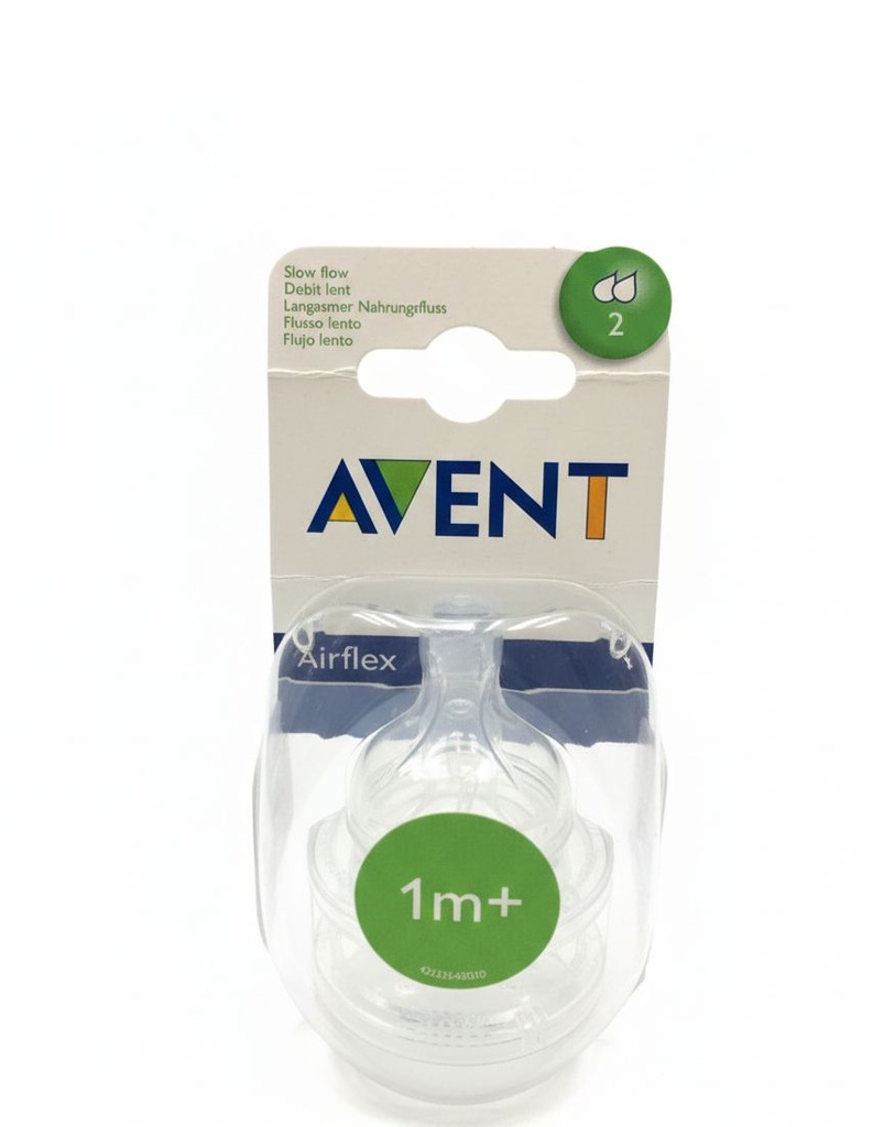 AVENT MAMADERAS FLUJO LENTO 2und