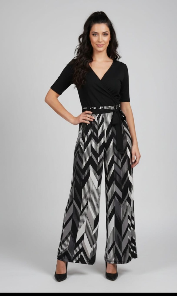 SANDRA DARREN JUMPSUIT MUJER NEGRO