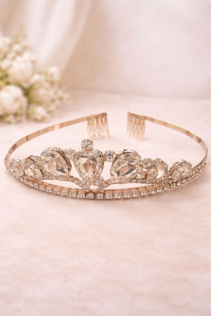 CRYSTAL AVEBLUE TIARA DORADA