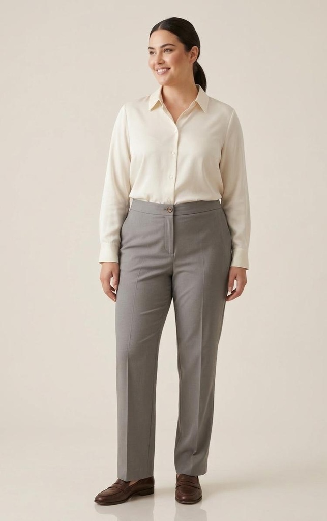 ANNA KEVIN PANTALON FORMAL GRIS