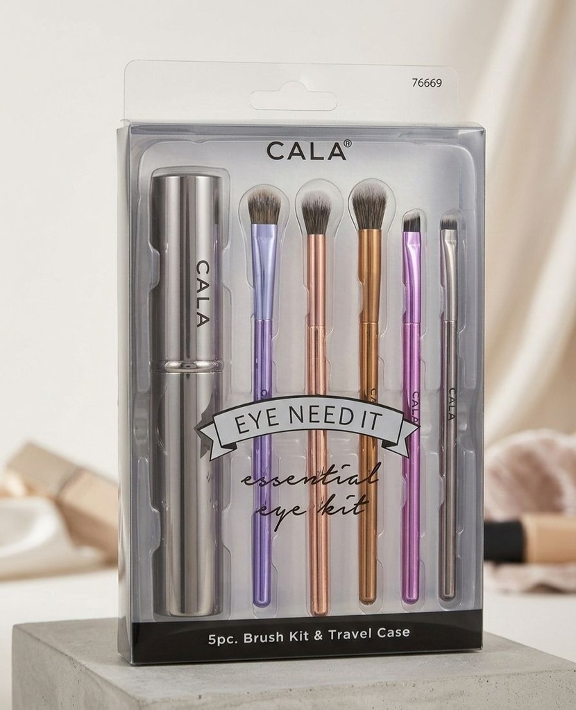 CALA SET BROCHAS P/MAQUILLAJE 6PZS