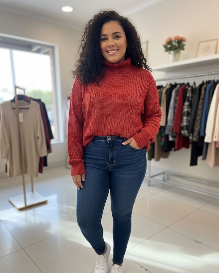 AMBIANCE SUETER MUJER TERRACOTA