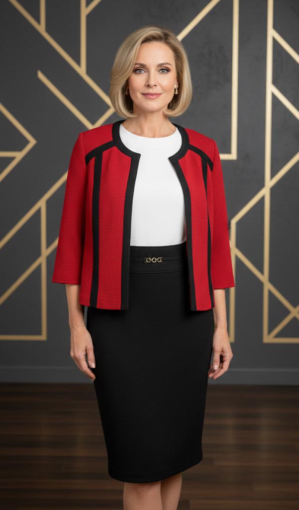 STUDIO ONE VESTIDO-CHAQUT OCRE-NGR-