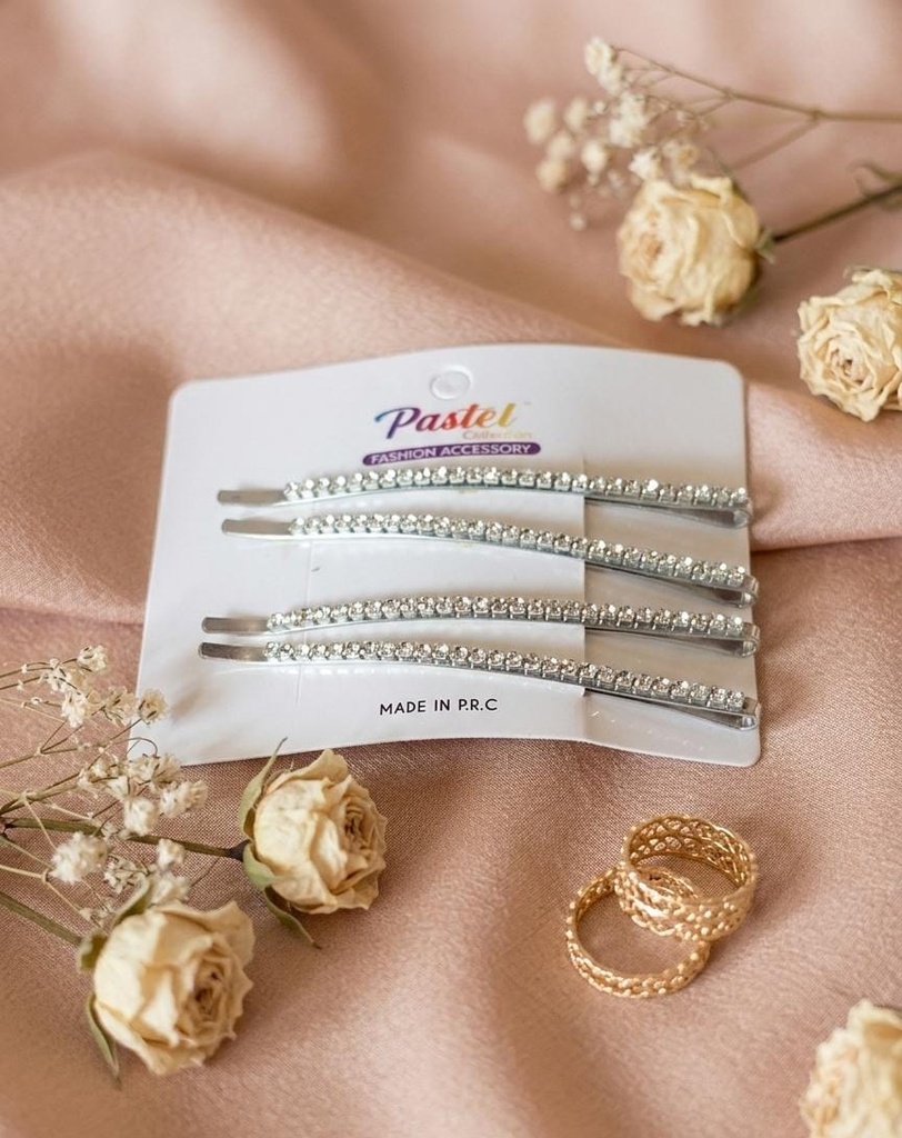 PASTEL SET GANCHO 4PZS PLATEADO