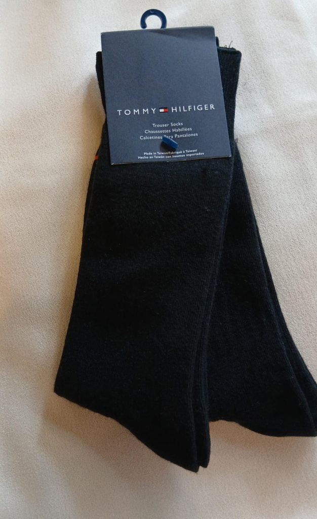 TOMMY CALCETINES NEGRO 2PZS