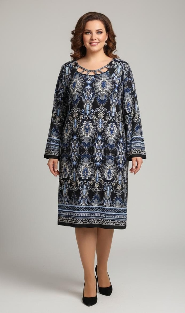 SIGNATURE VESTIDO MUJER AZUL M.FLRS