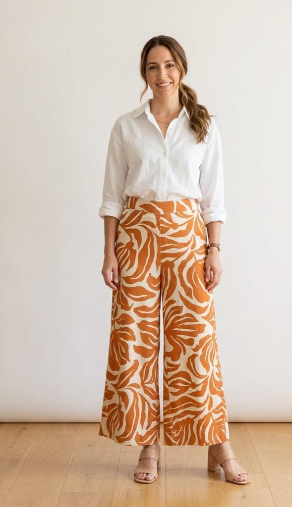 NICOLE MILLER PANTALON BEIGE