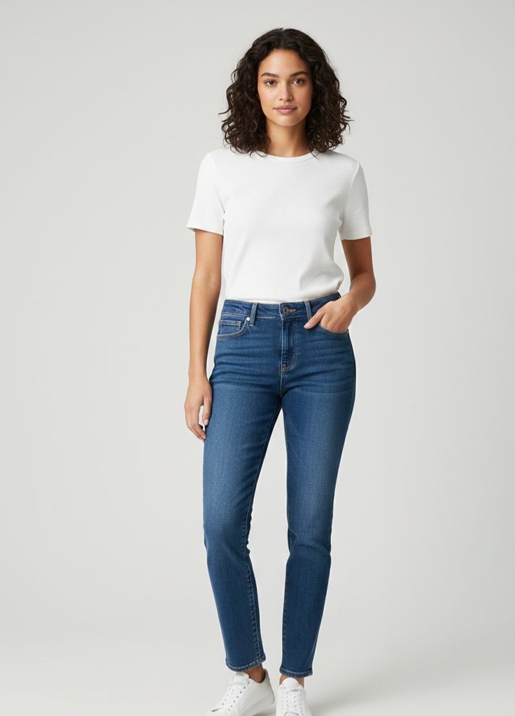 GAP JEANS AZUL MEDIUM MUJER
