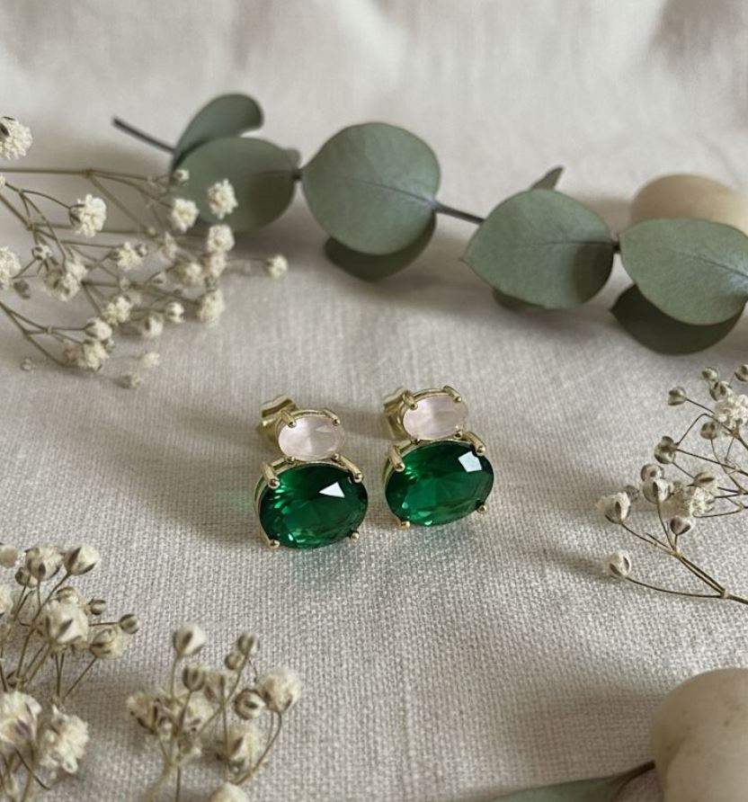 ARETES ENCHAPE COLORS