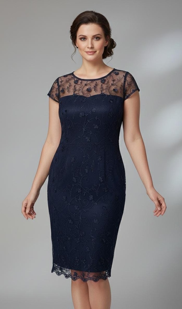 ADRIANNA PAPELL VESTIDO MUJER AZUL