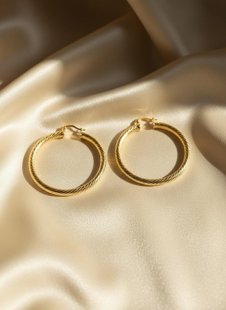 ARGOLLA ENCHAPE DORADO MED.