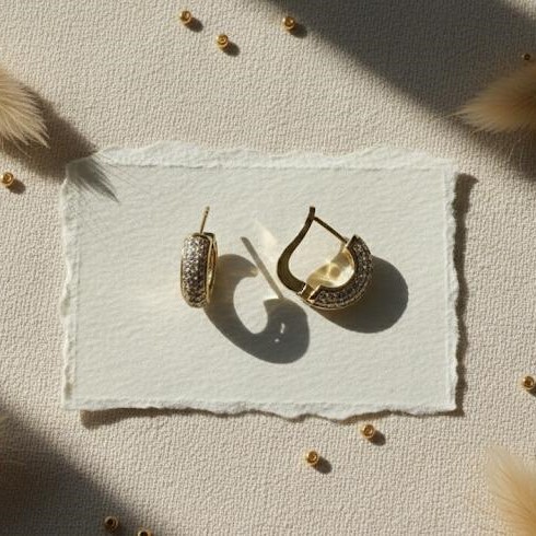 ARGOLLA ENCHAPE DORADA BRILLANTE