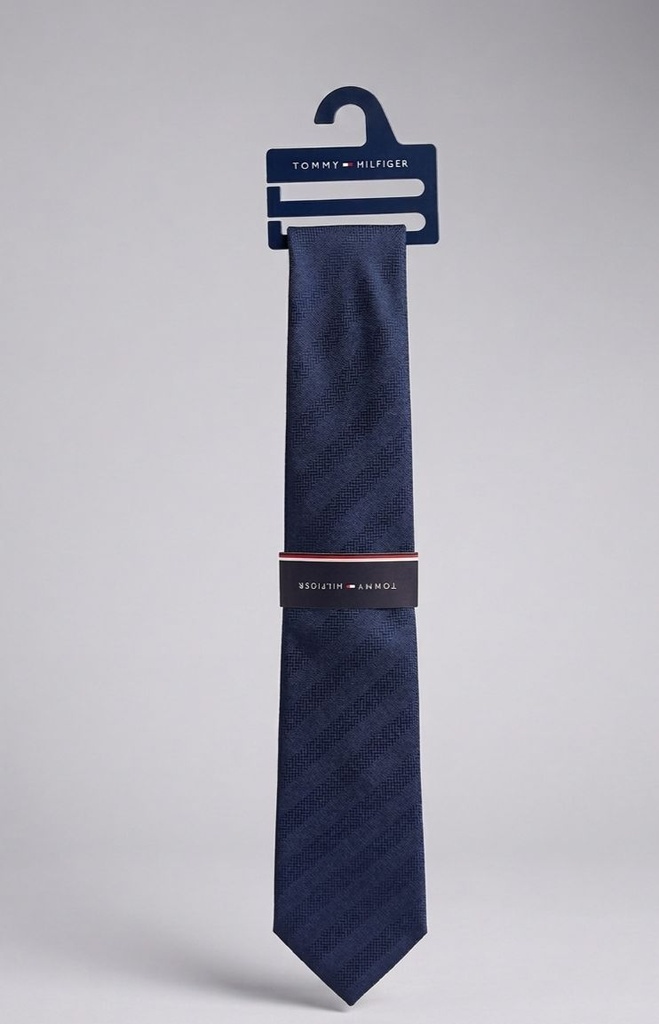 TOMMY CORBATA AZUL MARINO