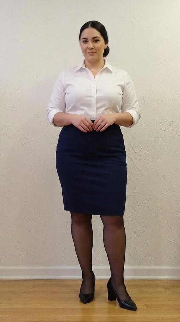 CHECK IT OUT FALDA MUJER AZUL MARINO