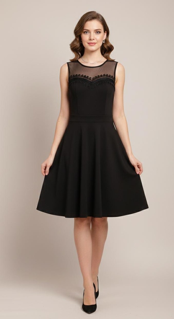 MYSTIC VESTIDO C. MUJER NEGRO D15327BYI