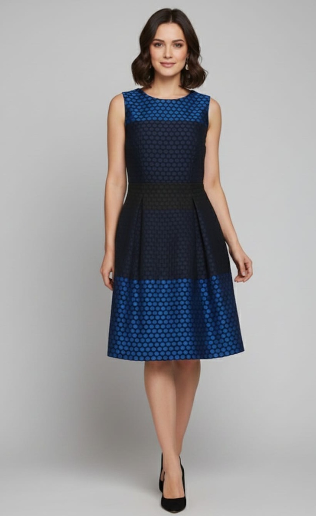 DONNA RICCO VESTIDO MUJER AZUL