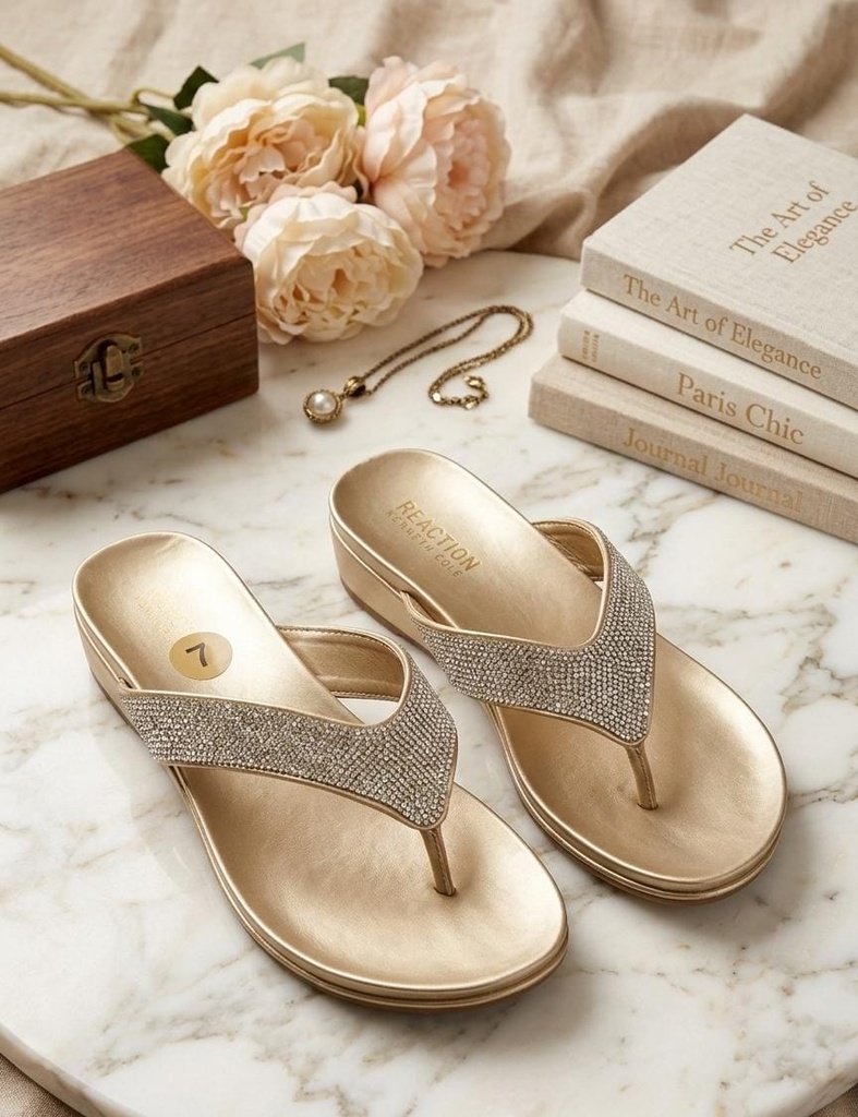 REACTION SANDALIA MUJER DORADO-