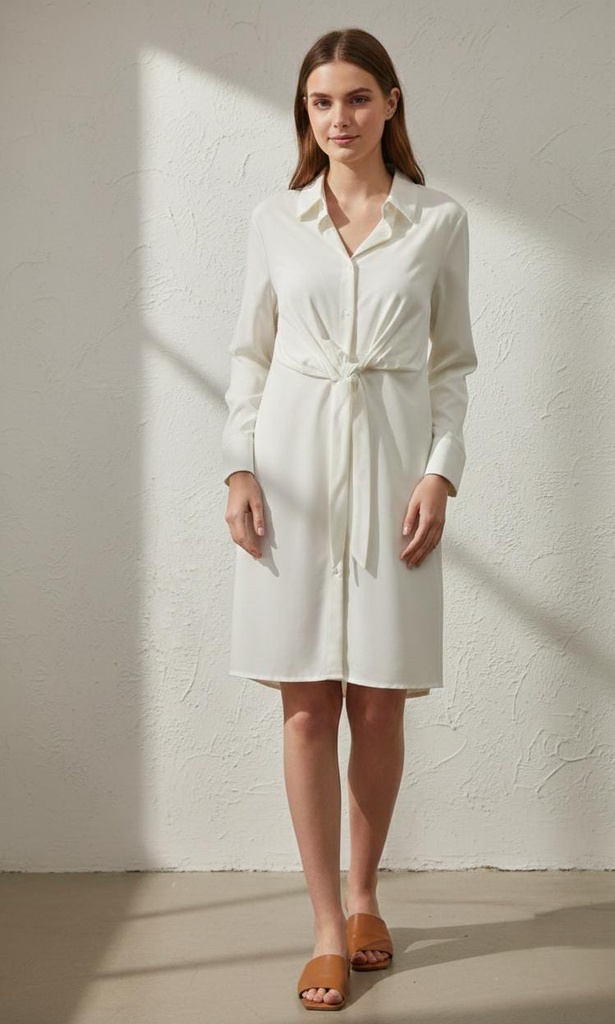 HYFVE VESTIDO BLANCO MUJER HF23E769