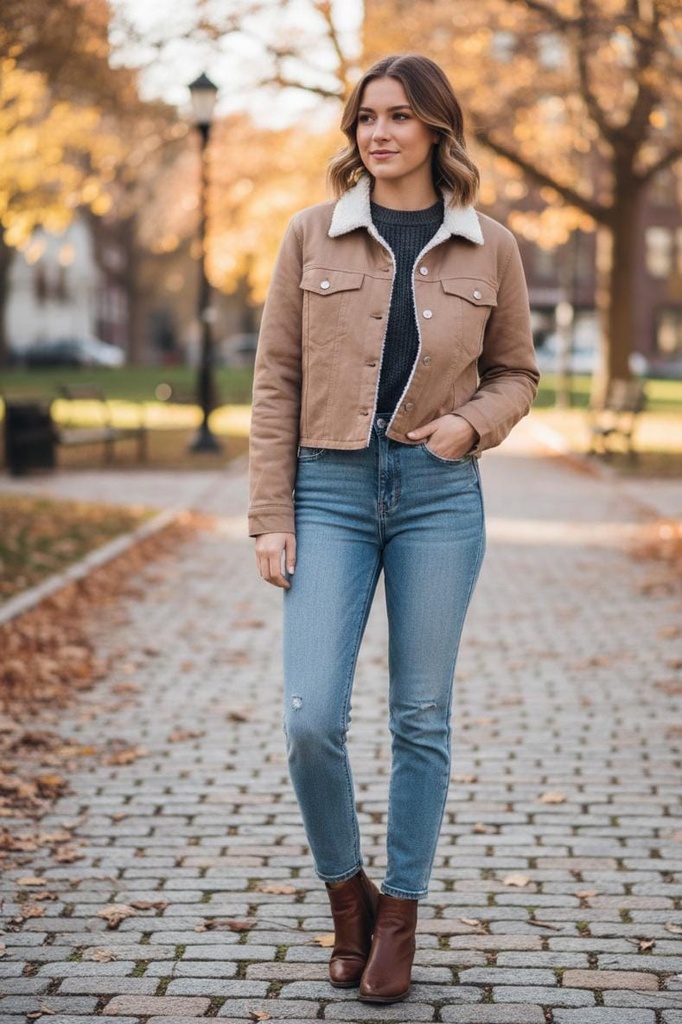 ACTIVE CHAQUETA COCOA-BLC  MUJER J14182