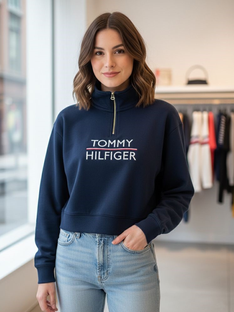 TOMMY SUETER AZUL MARINO MUJER J42H0421