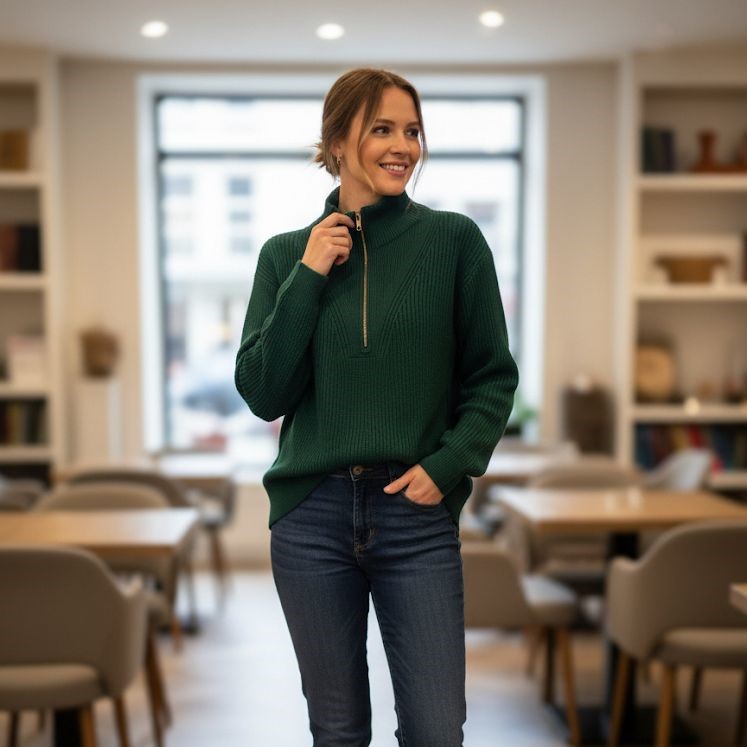 TOMMY SUETER VERDE MUJER