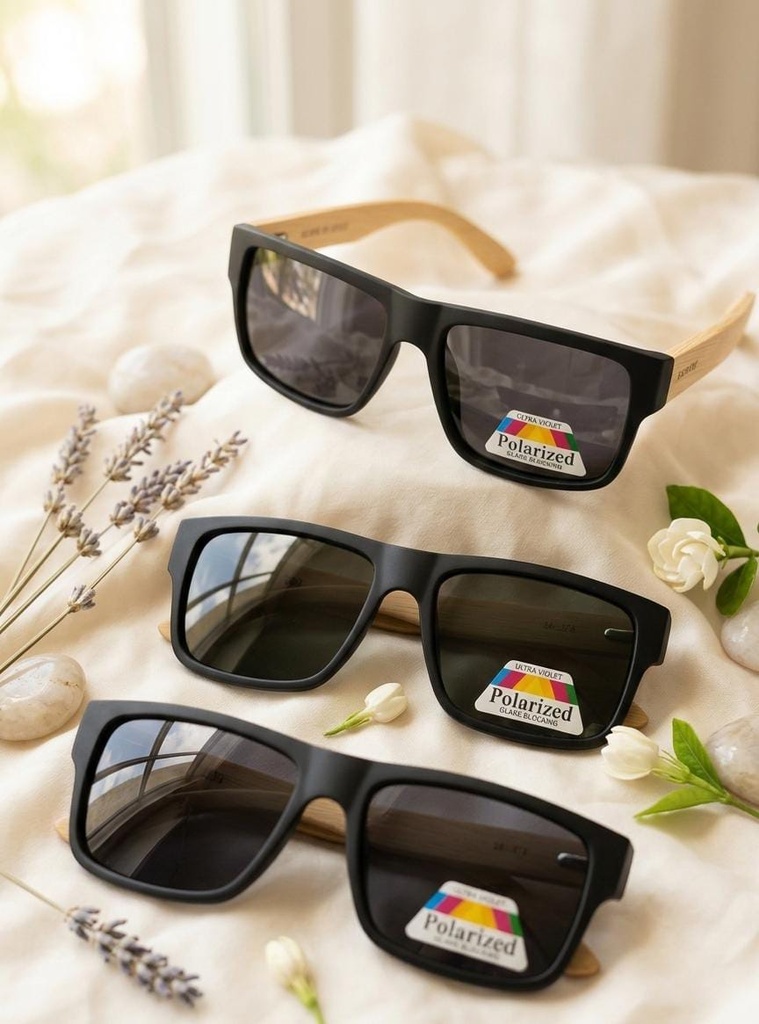 LENTES P/SOL PATA MADERA COLORES