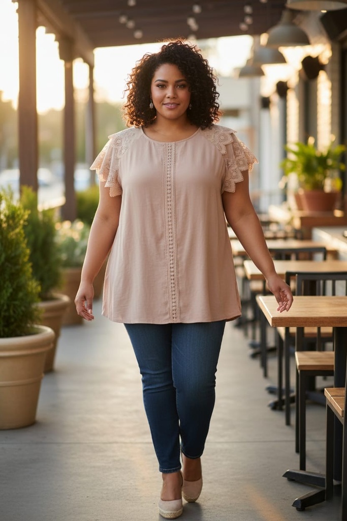 PERCH BLUSA ROSA VIEJO MUJER