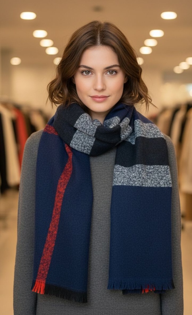 BUFANDA MUJER COLORES (S2106)