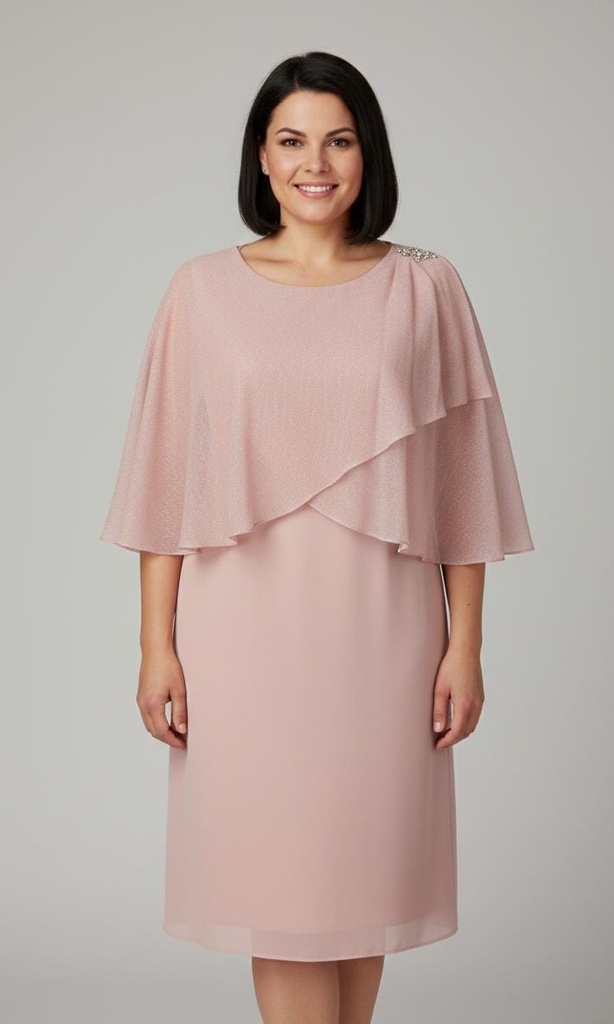 SLNY VESTIDO MUJER ROSA VIEJO