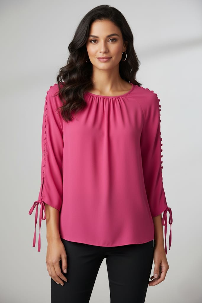 ZAC&RACHEL BLUSA FICSHIA MUJER