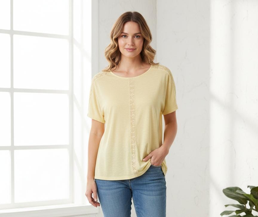 ZAC&RACHEL BLUSA MUJER AMARILLO .