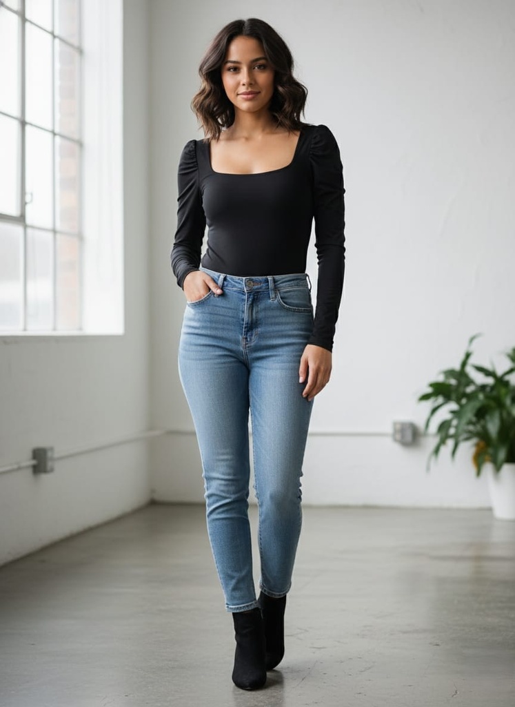 THE WORKSHOP LEOTARDO NEGRO MUJER