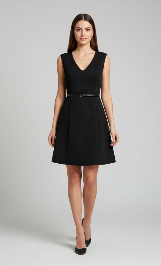 VESTIDO NEGRO C. 5553