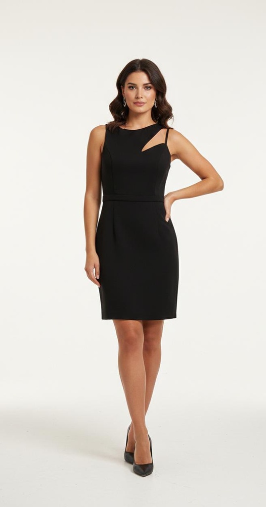 VESTIDO NEGRO C. R16174