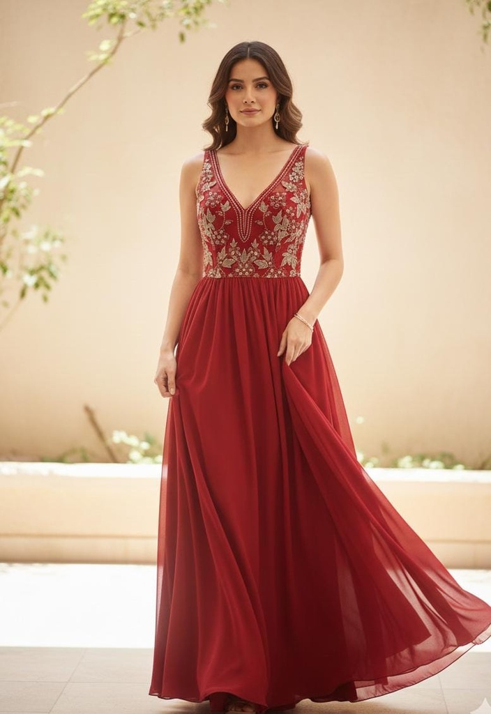 M18578/VESTIDO ROJO