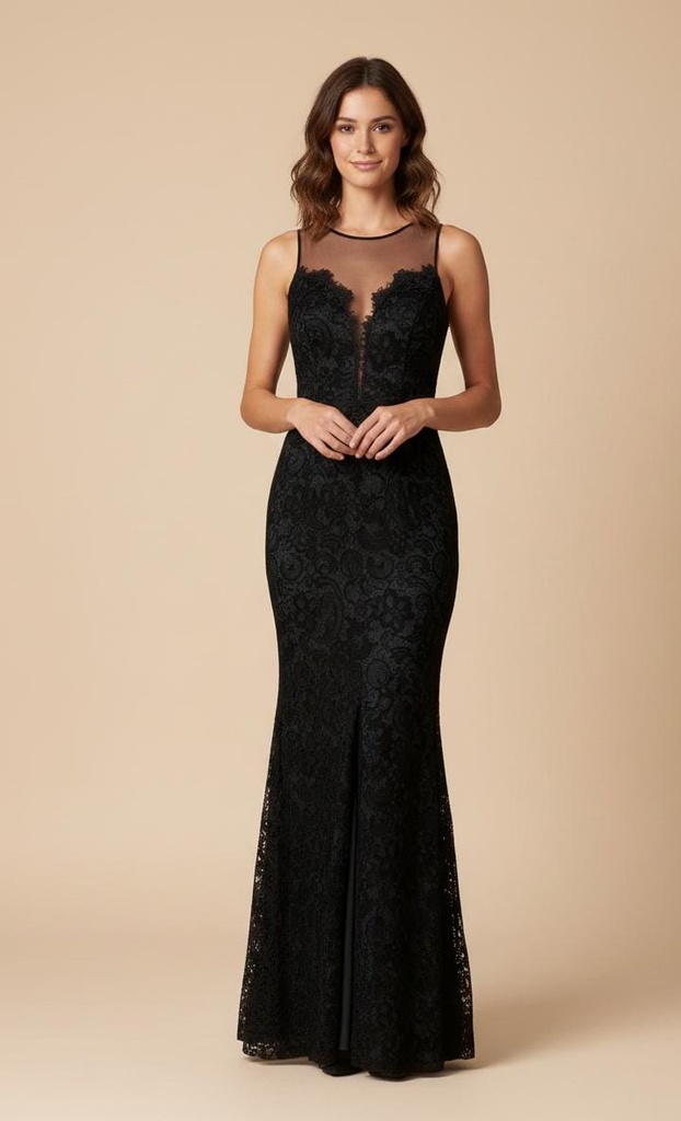 M22888/VESTIDO NEGRO