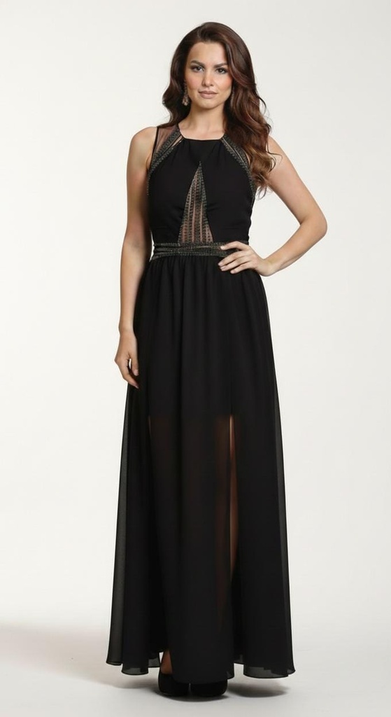 CD3729/VESTIDO NEGRO